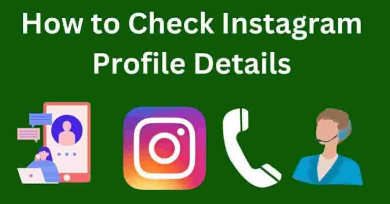 How to Check Instagram Profile Details